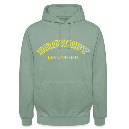 Hættetrøje unisex - Brøndby - grågrøn