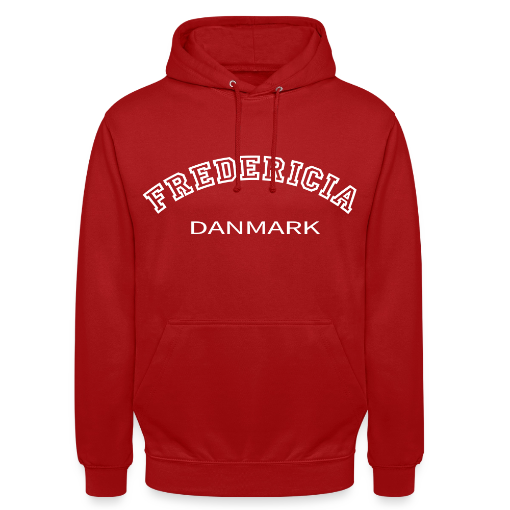 CityShirt - Hoodie - Fredericia - rød