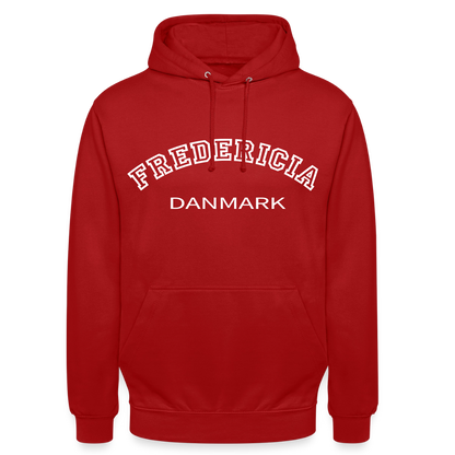 CityShirt - Hoodie - Fredericia - rød