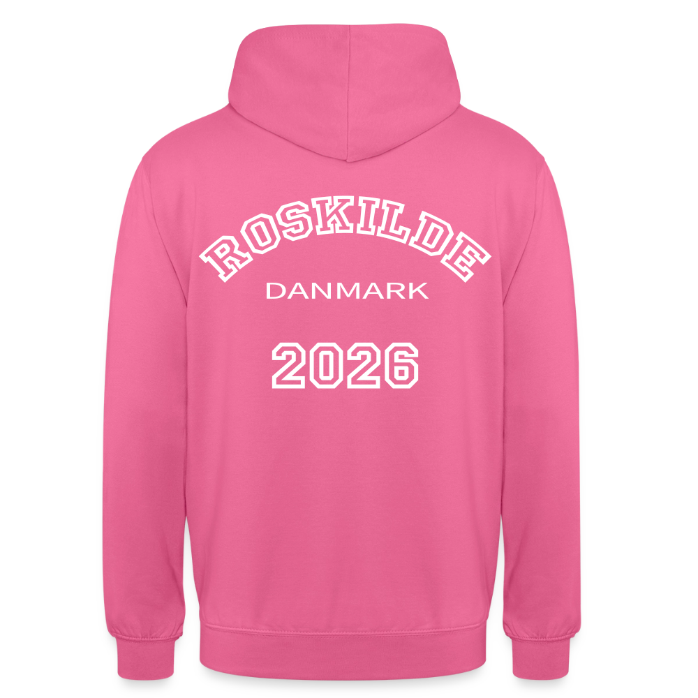 Hættetrøje unisex - Roskilde 2026 - pink