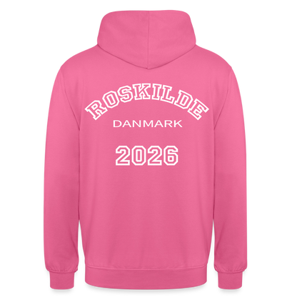 Hættetrøje unisex - Roskilde 2026 - pink