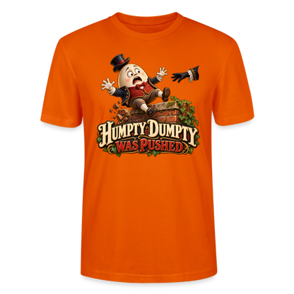 CityShirts - T-shirt - Humpty Dumpty was pushed - CS016 - mørk orange