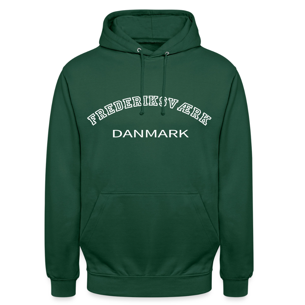 CityShirt - Hoodie - Frederiksværk - flaskegrøn