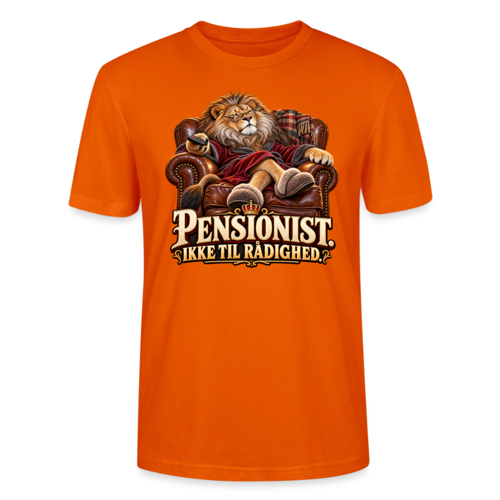 CityShirts - T-shirt - Pensionist. Ikke til rådighed. - CS030 - mørk orange