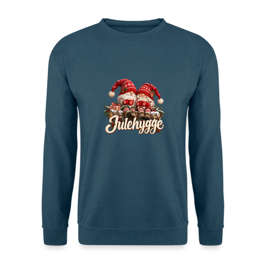 CityShirts - Sweatshirt - Dear Santa, define good – julevaskebjørn - CS028 - indigoblå