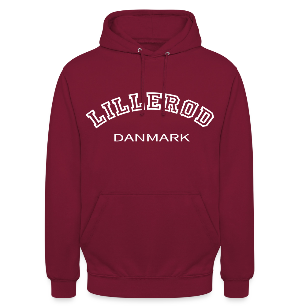 CityShirt - Hoodie - Lillerød - bordeaux