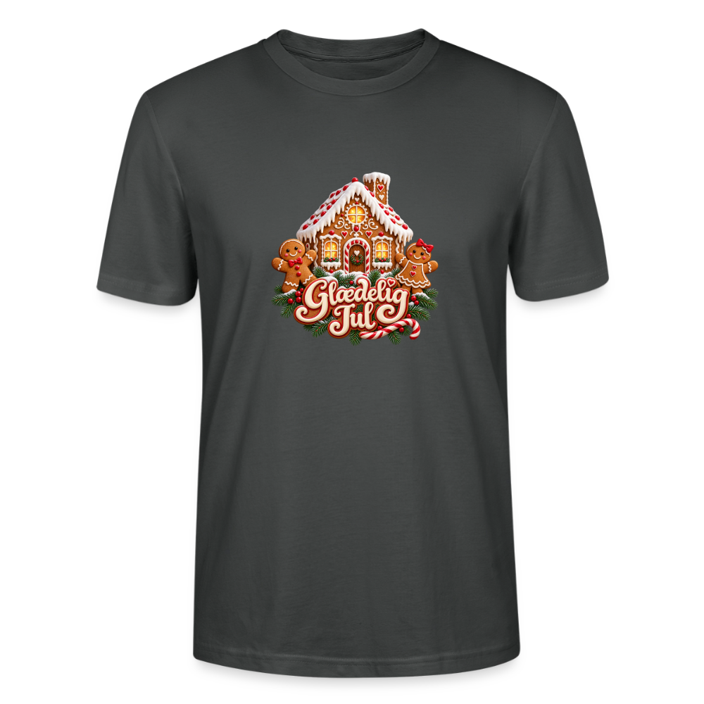 CityShirts - T-shirt - Glædelig Jul – peberkagehygge - CS067 - charcoal