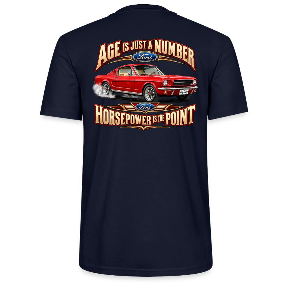 Carshirt T204 Ford - marineblå