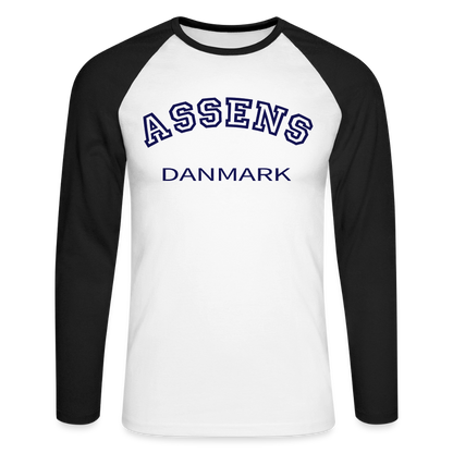CityShirt - Baseball T-Shirt - Assens - hvid/sort