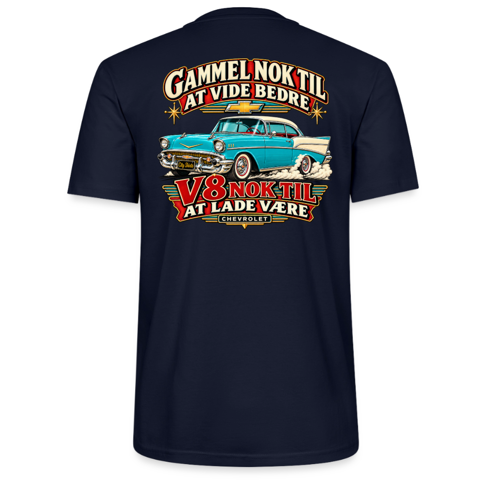 Carshirt T201 Chevrolet - marineblå