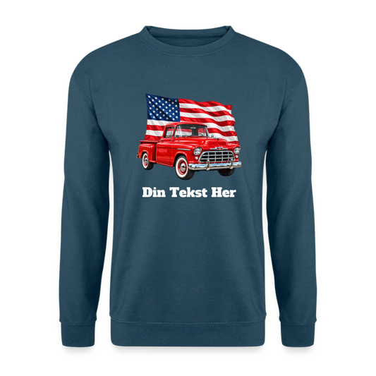 CityShirts - Sweatshirt - US Car - indigoblå