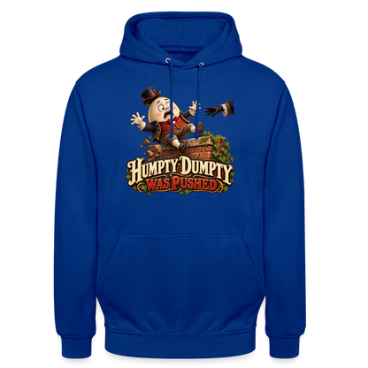 CityShirts - Hoodie - Humpty Dumpty was pushed - CS016 - kongeblå