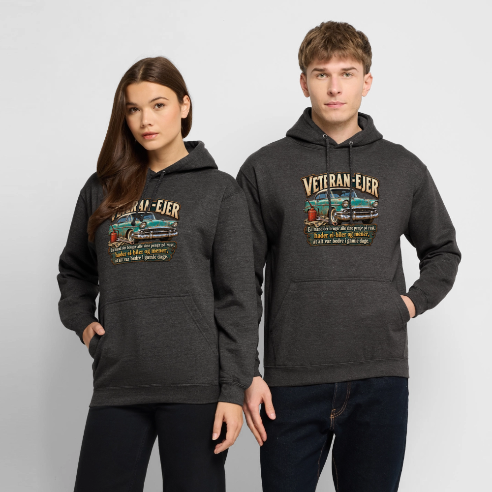 CityShirts - Hoodie - Veteran-ejer - CS017 - charcoal