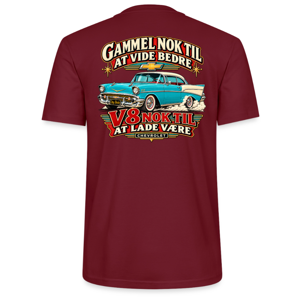Carshirt T201 Chevrolet - burgunder-rød