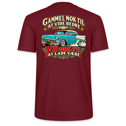 Carshirt T201 Chevrolet - burgunder-rød
