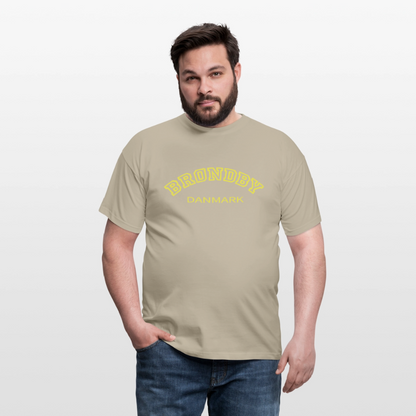 Herre-T-shirt - Brøndby - sandbeige