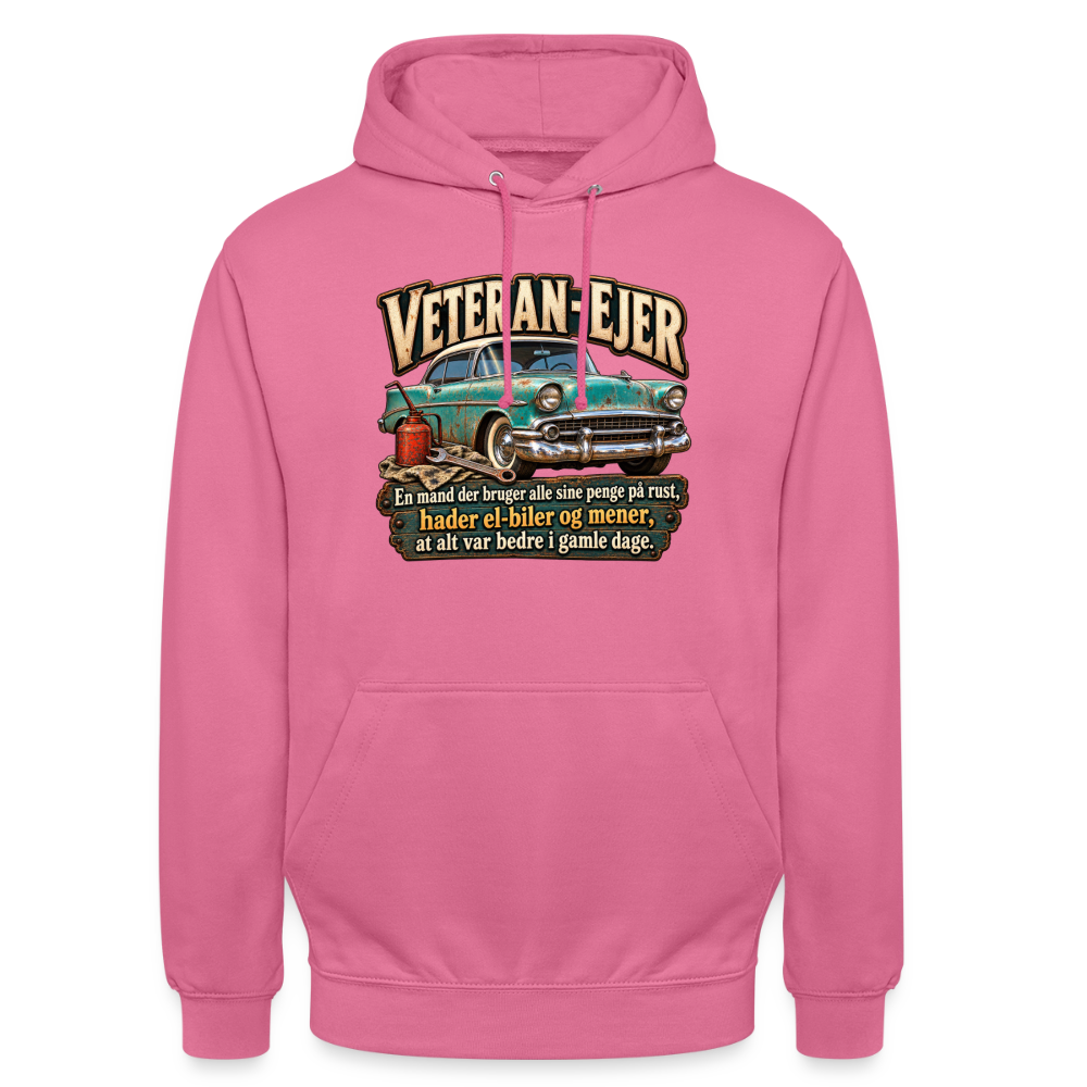 CityShirts - Hoodie - Veteran-ejer - CS017 - pink