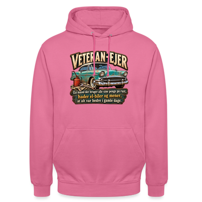 CityShirts - Hoodie - Veteran-ejer - CS017 - pink