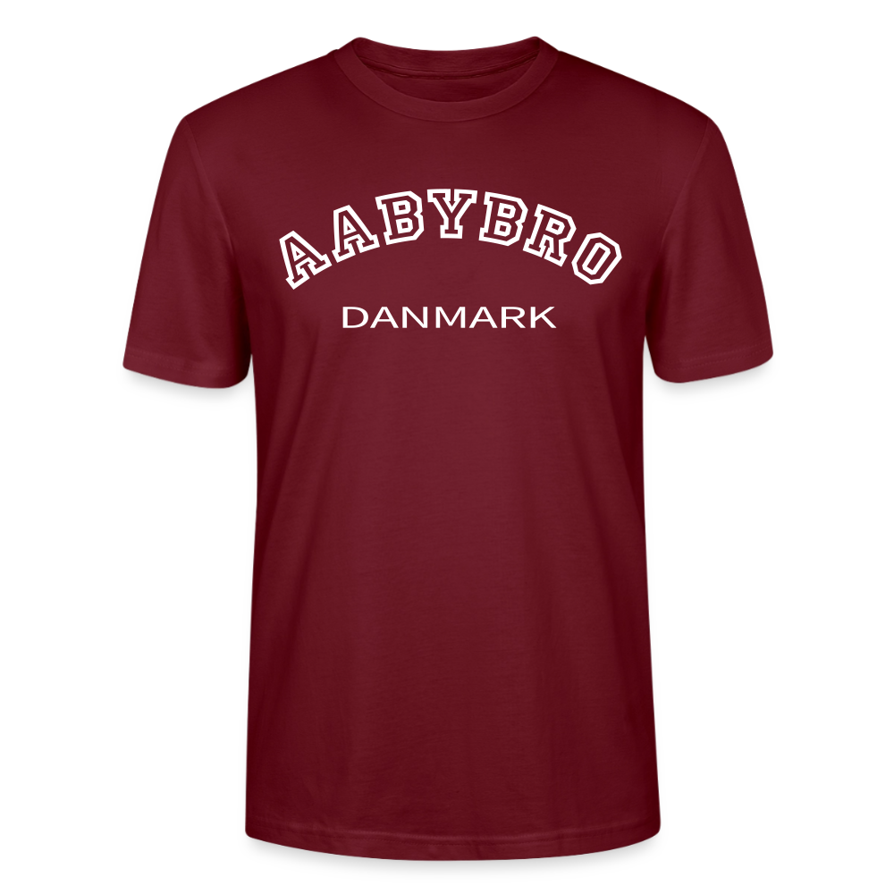 CityShirt - T-shirt - Aabybro - burgunder-rød