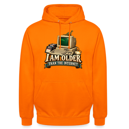 CityShirts - Hoodie - I am older than the internet - CS022 - orange