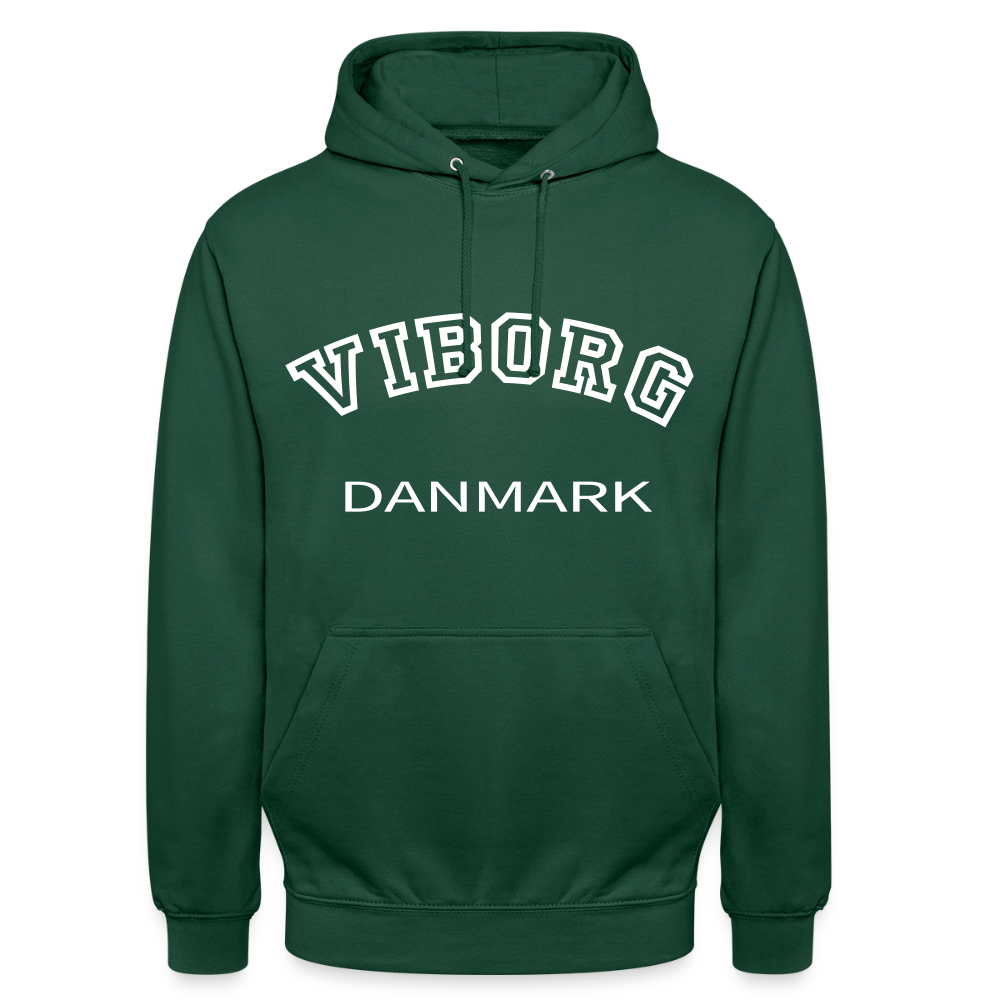 CityShirt - Hoodie - Viborg - flaskegrøn