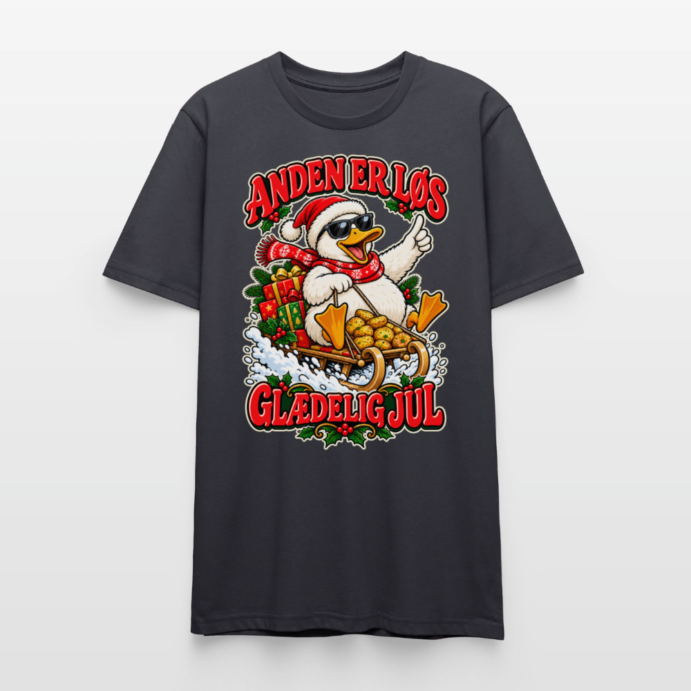 JuleShirt - mørk gråblå