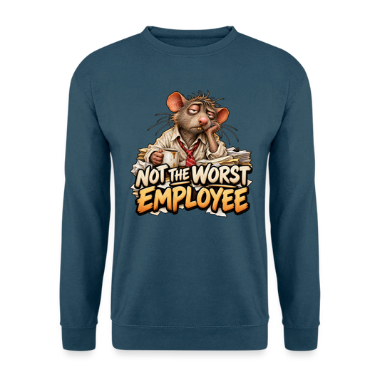 CityShirts - Sweatshirt - Not the worst employee - CS020 - indigoblå