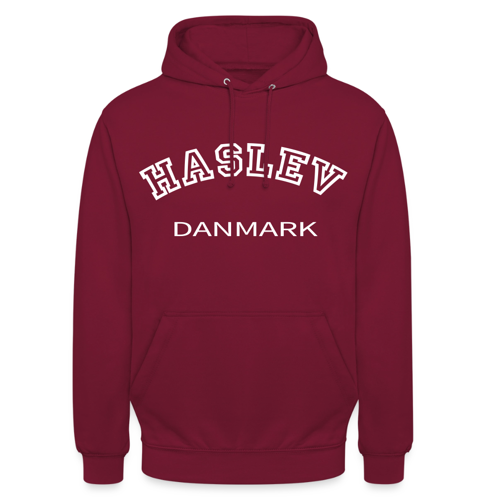 CityShirt - Hoodie - Haslev - bordeaux