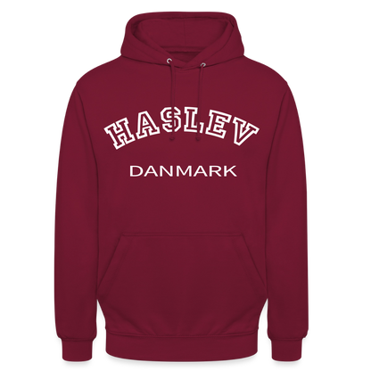CityShirt - Hoodie - Haslev - bordeaux