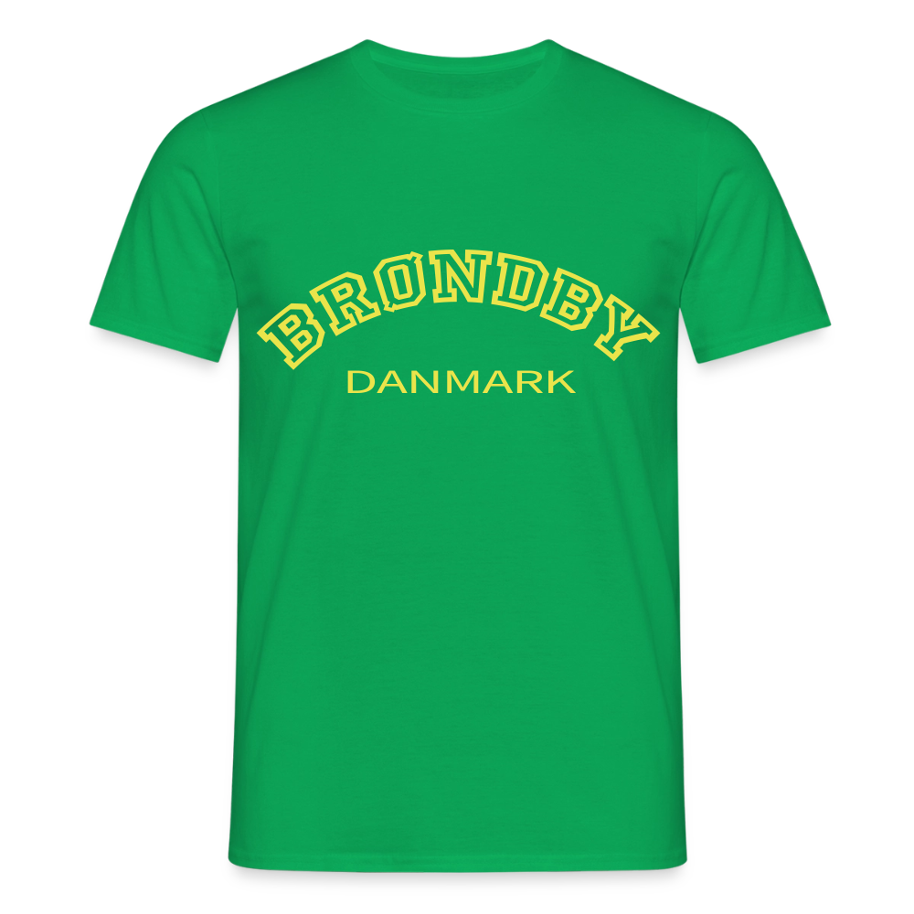 Herre-T-shirt - Brøndby - kelly grøn