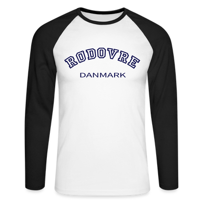 CityShirt - Baseball T-Shirt - Rødovre - hvid/sort