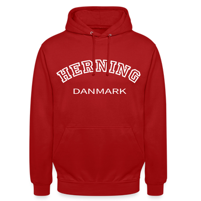 CityShirt - Hoodie - Herning - rød