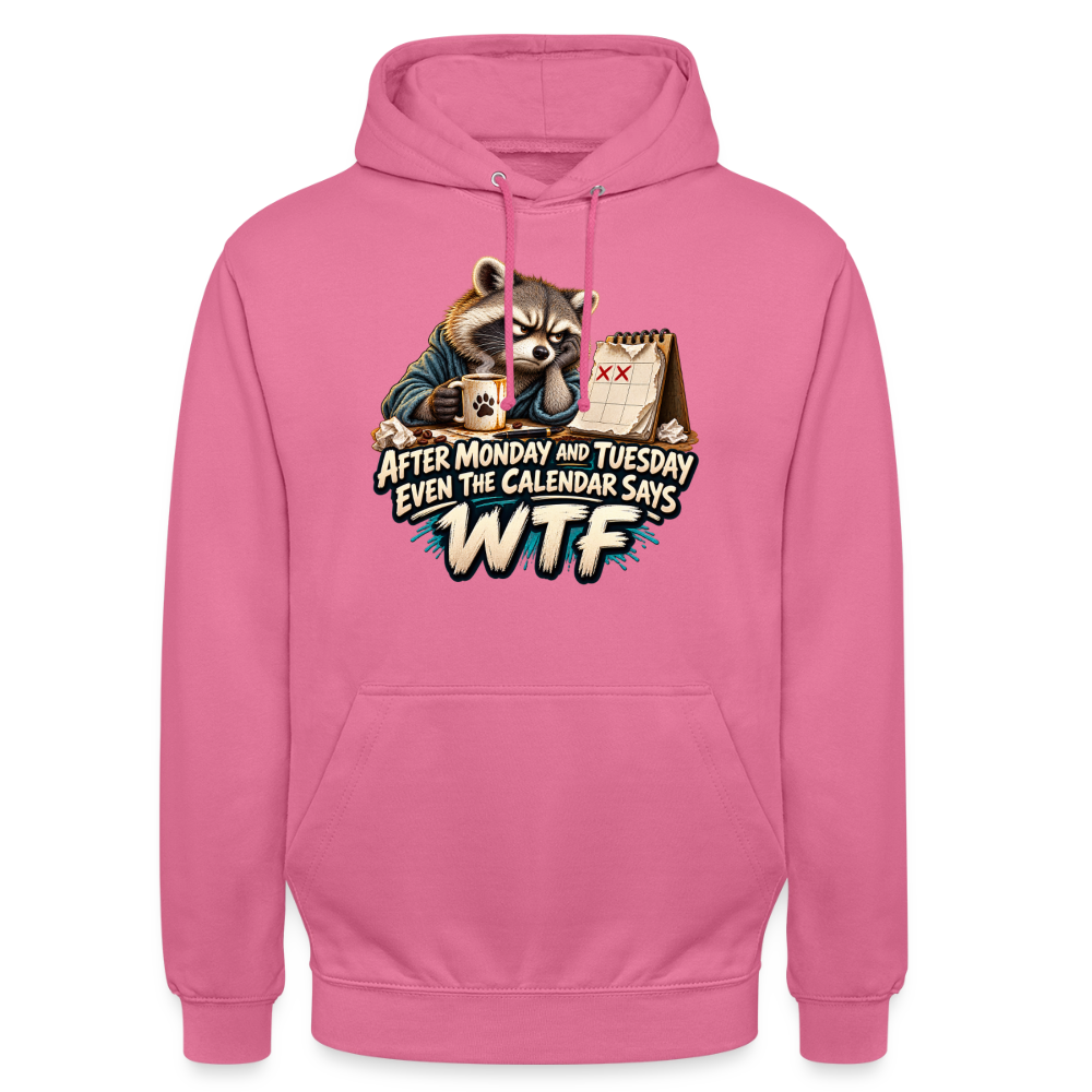 CityShirts - Hoodie - Even the calendar says WTF - CS014 - pink