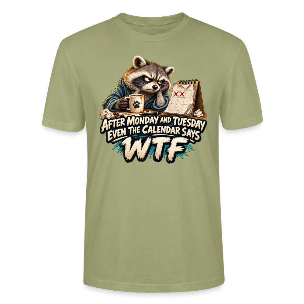 CityShirts - T-shirt - Even the calendar says WTF - CS014 - grågrøn