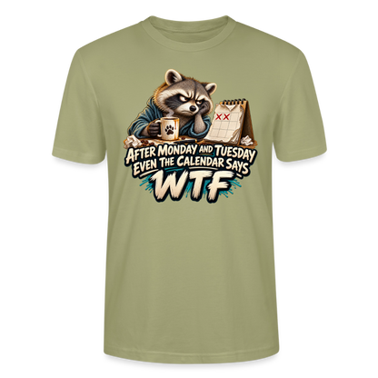 CityShirts - T-shirt - Even the calendar says WTF - CS014 - grågrøn