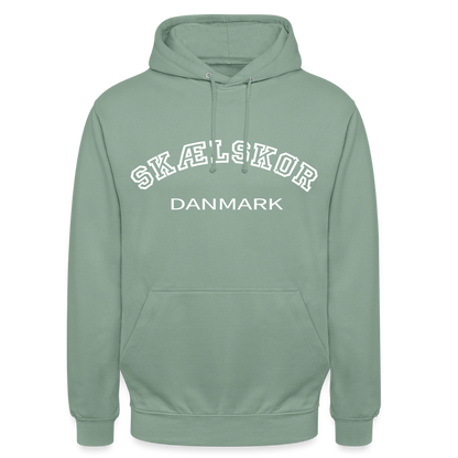 CityShirt - Hoodie - Skælskør - grågrøn