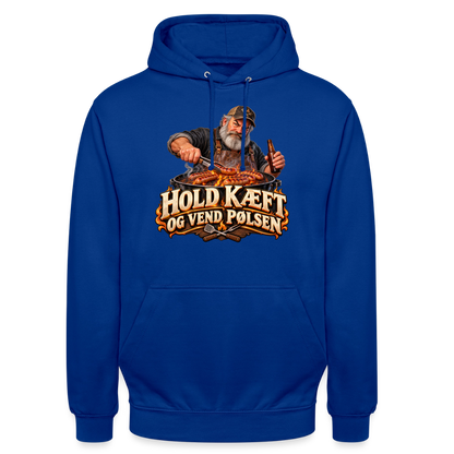 CityShirts - Hoodie - Hold kæft og vend pølsen - CS045 - kongeblå