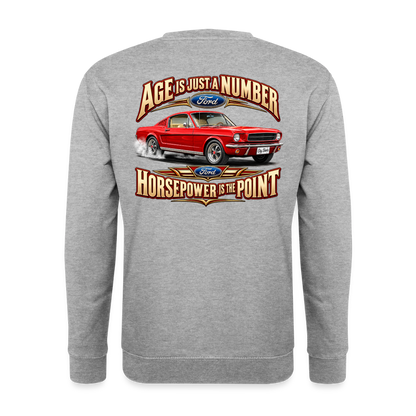Carshirt 204 Ford - hvidgrå meleret