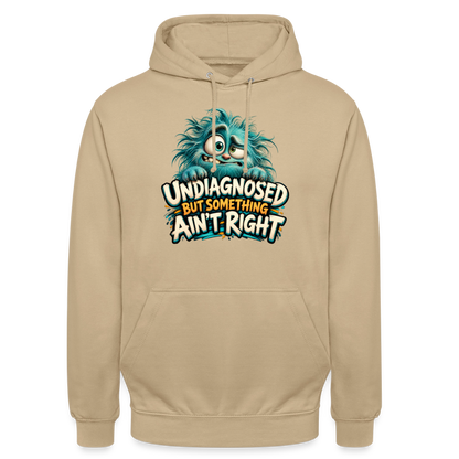 CityShirts - Hoodie - Undiagnosed – But something ain’t right - CS005 - beige