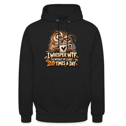 CityShirts - Hoodie - I whisper WTF to myself - CS011 - sort