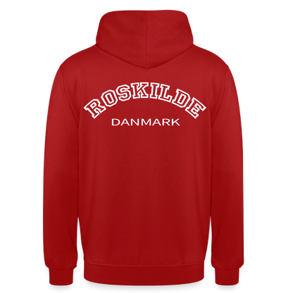 Hættetrøje unisex - Roskilde - rød
