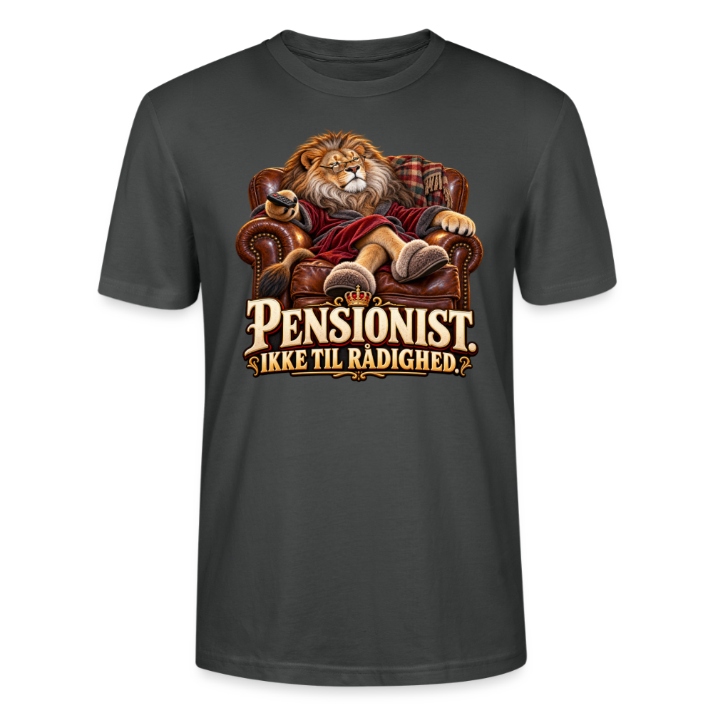 CityShirts - T-shirt - Pensionist. Ikke til rådighed. - CS030 - charcoal