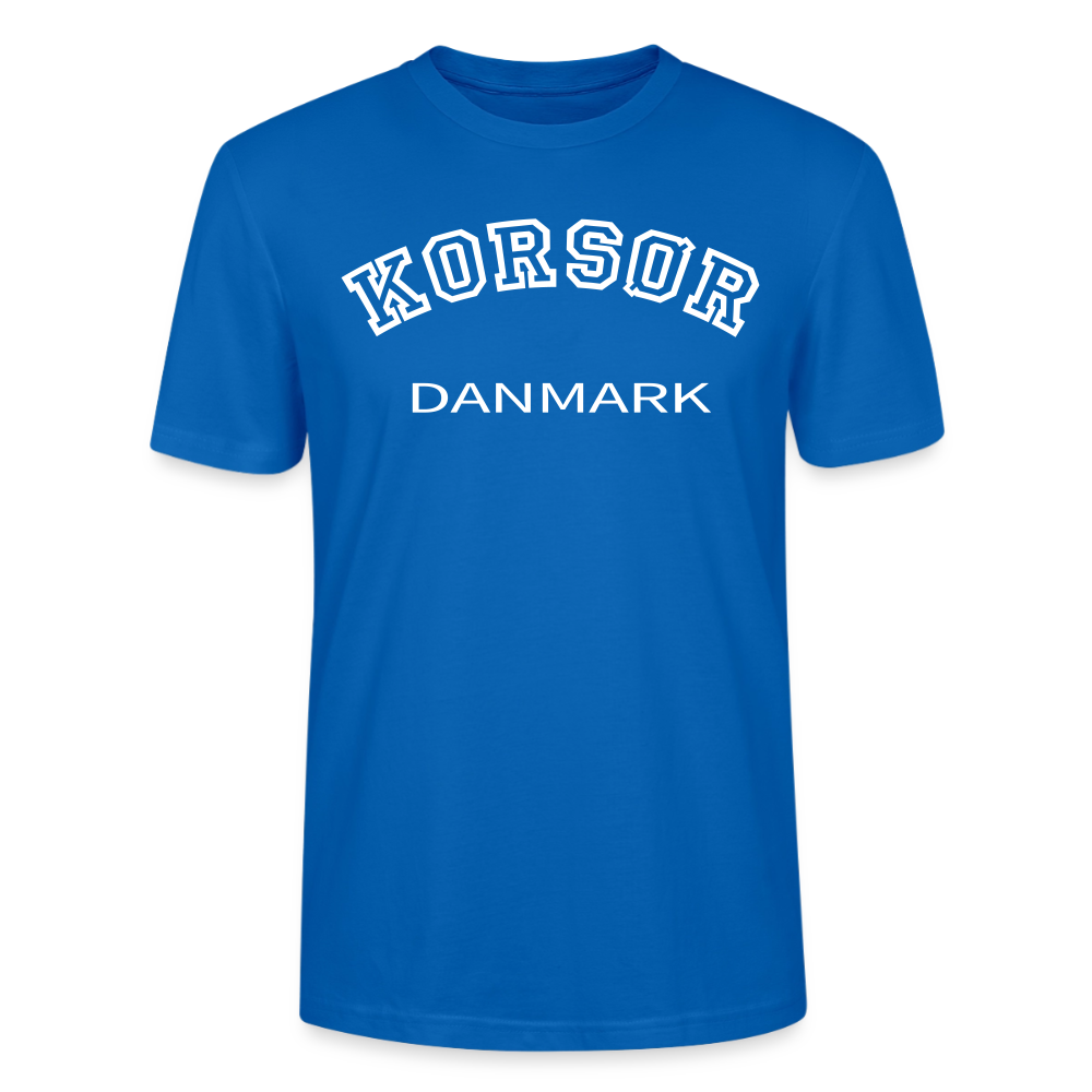 CityShirt - T-shirt - Korsør - påfugleblå