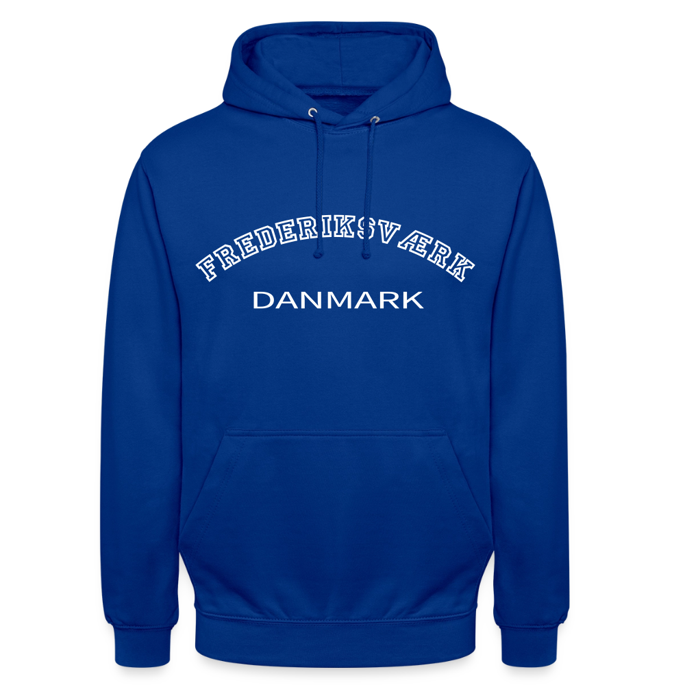 CityShirt - Hoodie - Frederiksværk - kongeblå