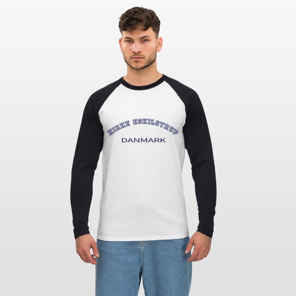 CityShirt - Baseball T-Shirt - Kirke Eskilstrup - hvid/sort