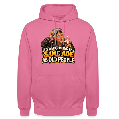 CityShirts - Hoodie - Same age as old people - CS018 - pink