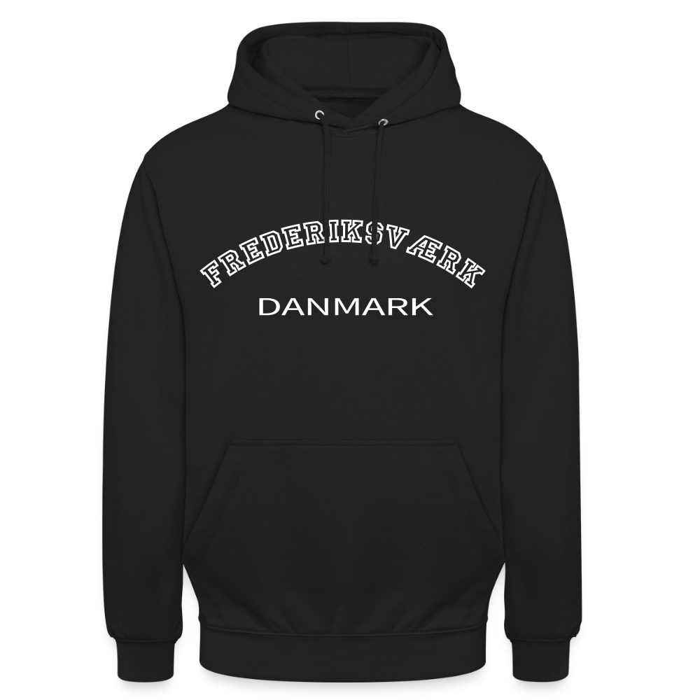 CityShirt - Hoodie - Frederiksværk - sort