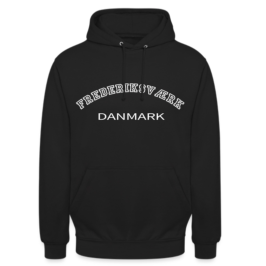 CityShirt - Hoodie - Frederiksværk - sort