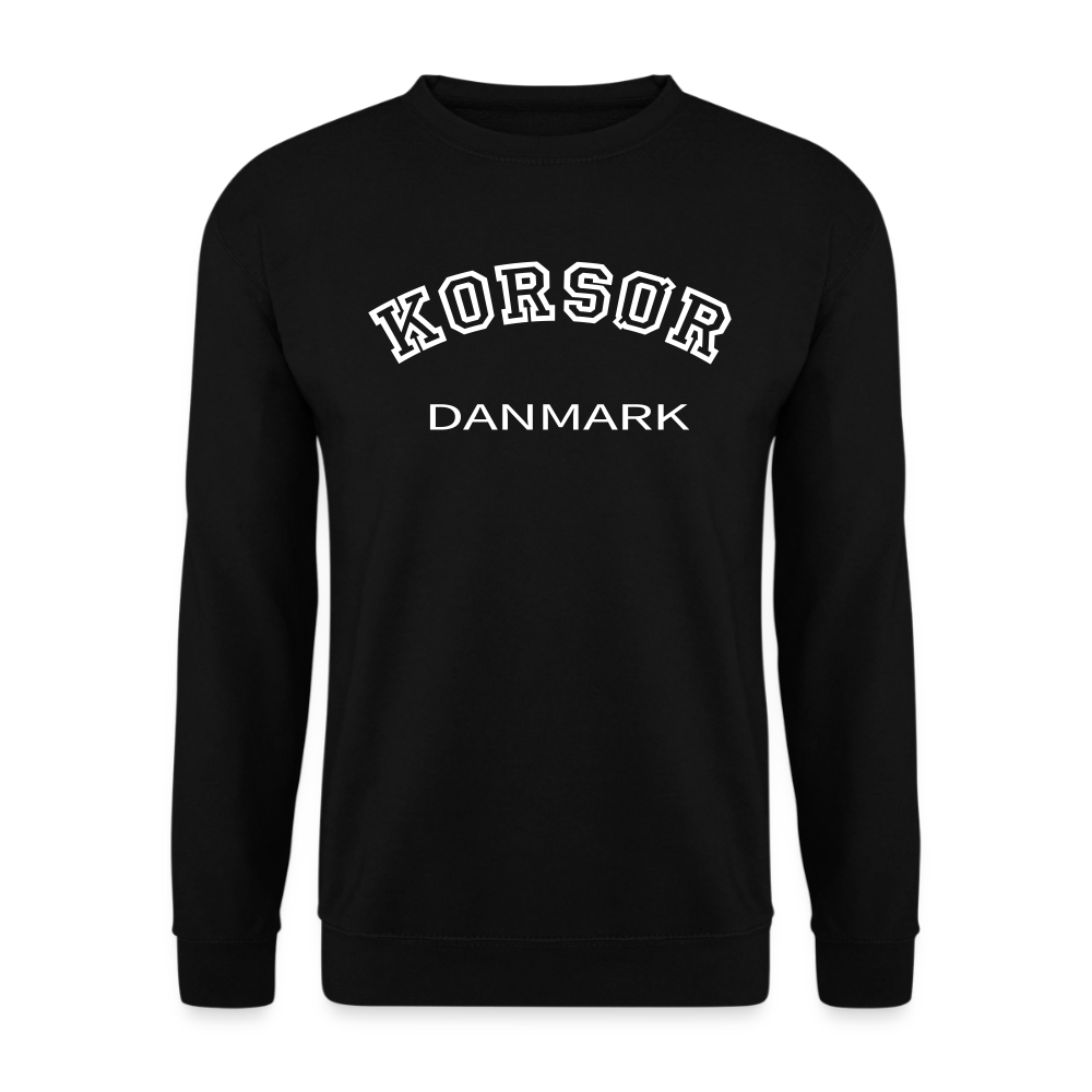 CityShirt - Sweatshirt - Korsør - sort