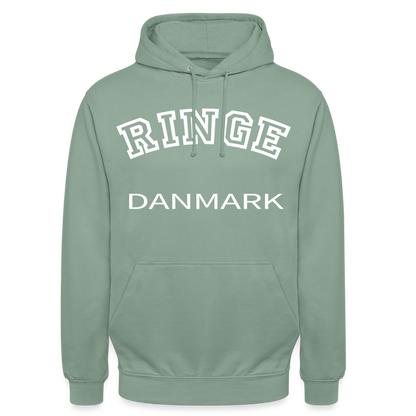 CityShirt - Hoodie - Ringe - grågrøn